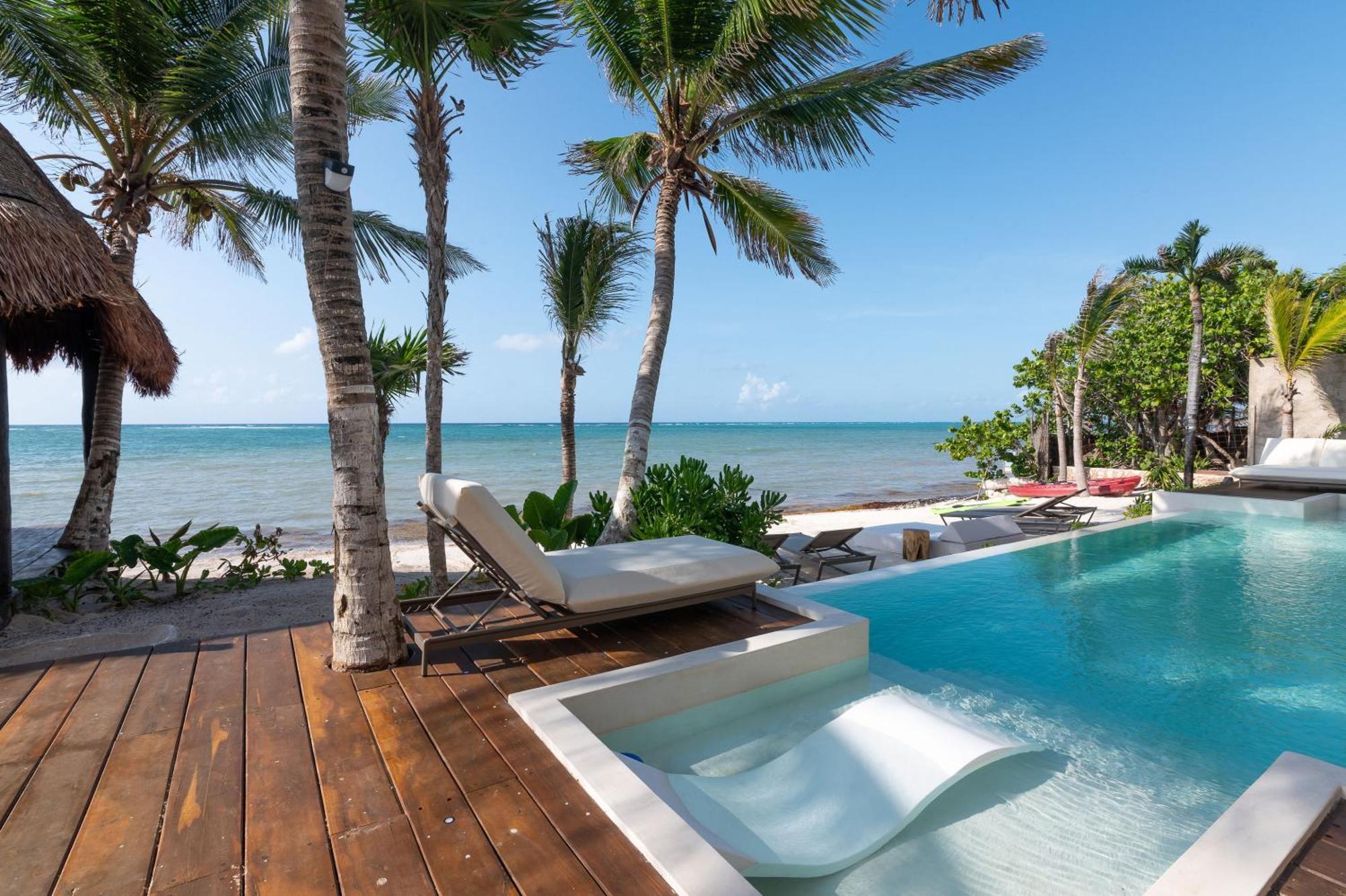 Pousada Tulumar Beachfront Luxury Villa- Full Service Tulum